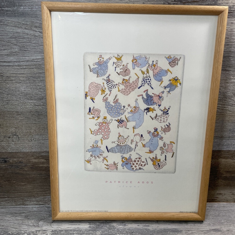 Clowns by Patrice Aggs Framed Art Print Copyright:The Art Group Limited, London
